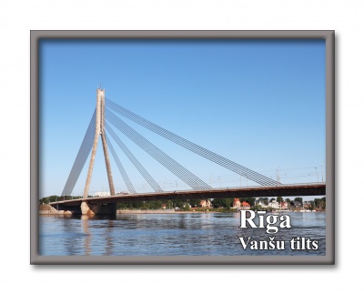 Riga Сable bridge 4019M