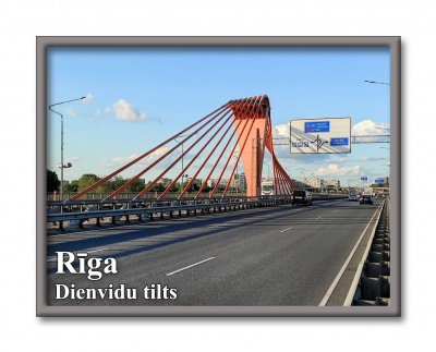 Riga South Bridge 4022M