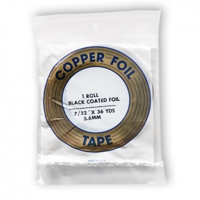 Copper foil 5.6 mm, black layer, Ref. 0525