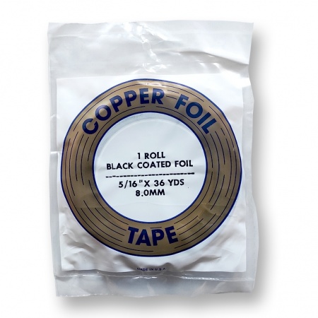 Copper foil 8.0 mm with black layer, Ref. 0527
