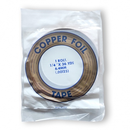 Copper foil 6.4 mm, transparent layer, Ref.0531
