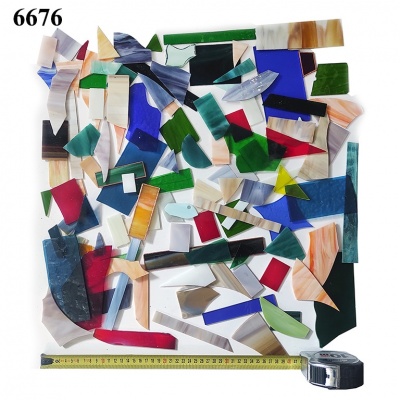 Кусочки цветного стекла, Ref. 6676
