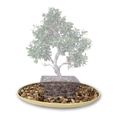 Plate with pebbles, Ref. 8292