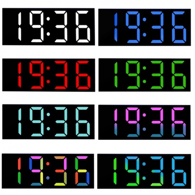 LED clock H90