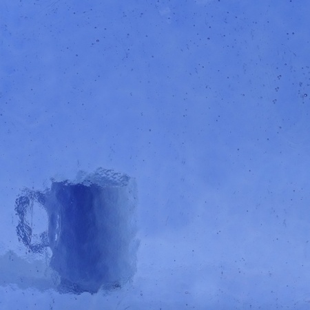 Light blue stained glass, Ref. 7012