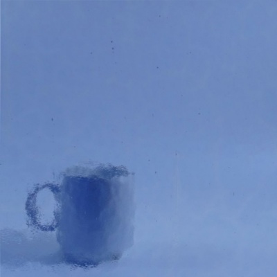 Light blue stained glass, Ref. 7013